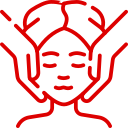 Mount Waverley aesthetic technology logo featuring a facial massage icon.