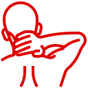 Neck massage therapy illustration for pain relief at Mount Waverley VIC clinic