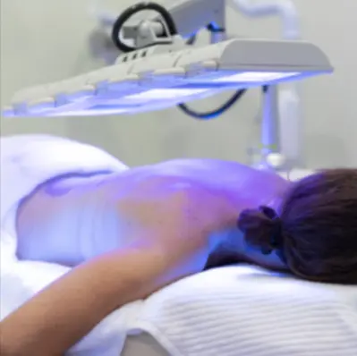 BLUE anti-bacterial LED light therapy